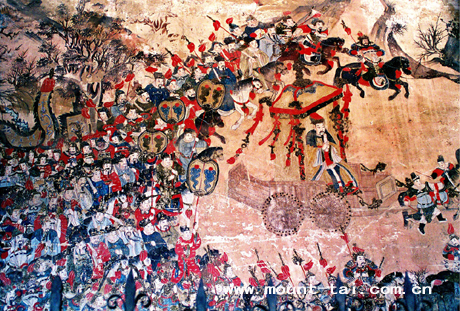 泰山神启跸回銮图